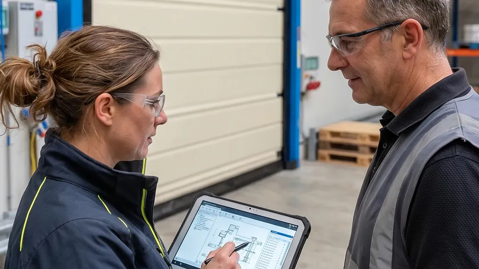 Nous maintenons vos portes et fermetures industrielles, avec la même exigence que le jour de leur installation.
